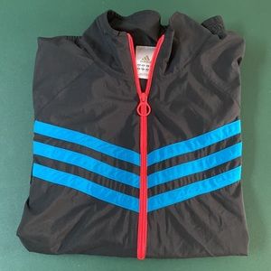 Adidas zip up windbreaker jacket